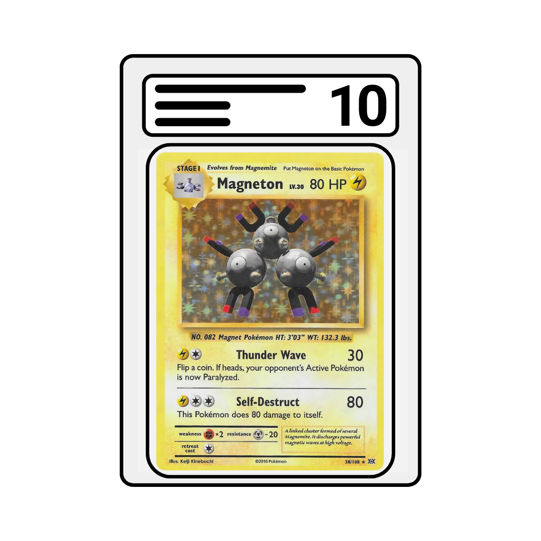 Graded Karte Pokemon XY Evolutions Magneton-Holo 038