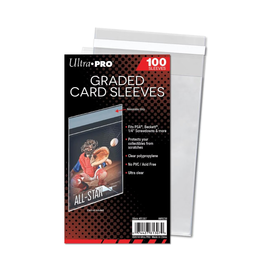 Ultra Pro Graded card Sleeves resealable - 100 Sleeves