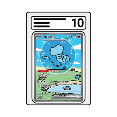 Graded Karte Pokemon Paldean Fates 232 Mew EX