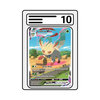 Graded Karte Pokemon Evolving Skies 205 Leafeon VMAX