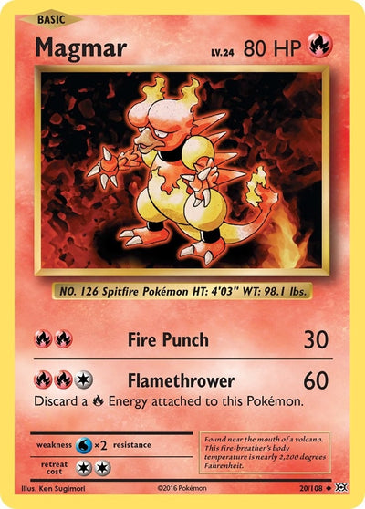 Image for Magmar (XY - Evolutions) (20/108) - Pokemon