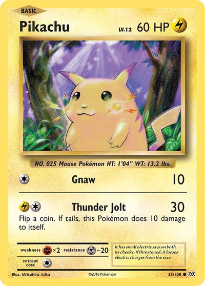 Image for Pikachu (XY - Evolutions) (35/108) - Pokemon
