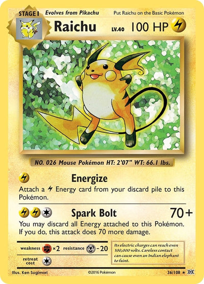 Image for Raichu (XY - Evolutions) (36/108) - Pokemon