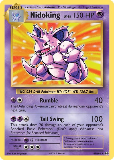 Image for Nidoking (XY - Evolutions) (45/108) - Pokemon