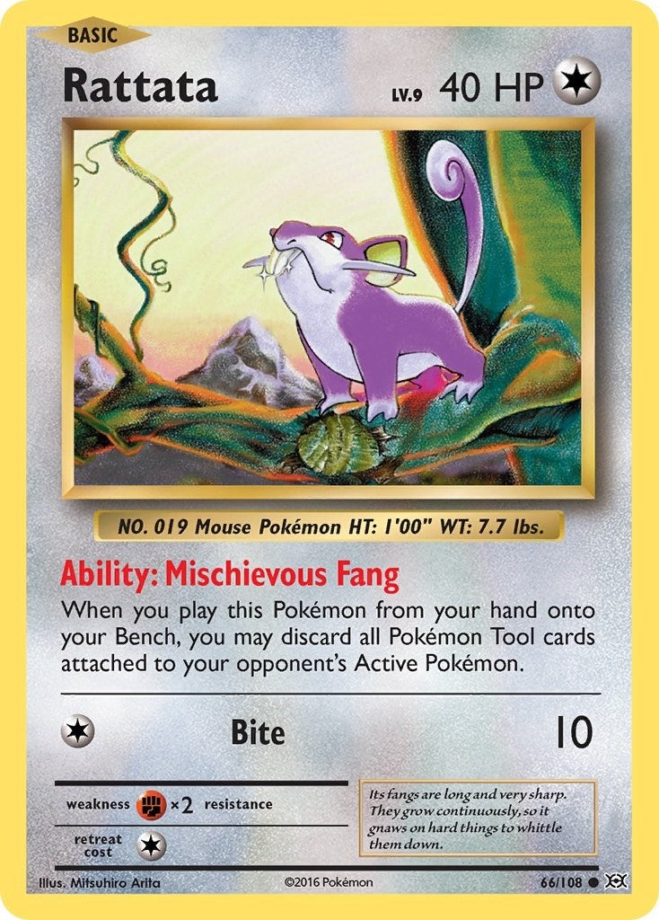 Image for Rattata (XY - Evolutions) (66/108) - Pokemon