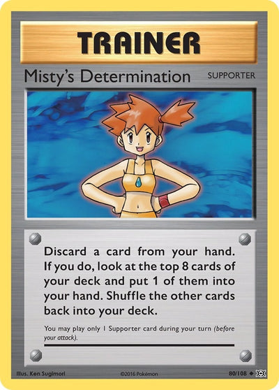 Image for Misty's Determination (XY - Evolutions) (80/108) - Pokemon