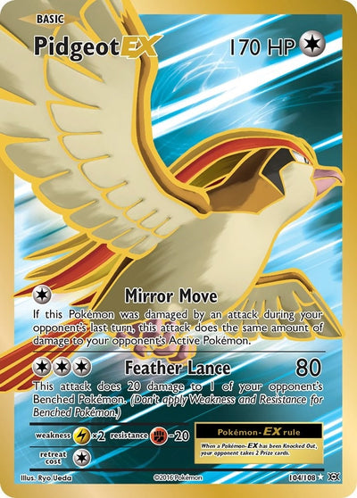 Image for Pidgeot EX (Full Art) (XY - Evolutions) (104/108) - Pokemon