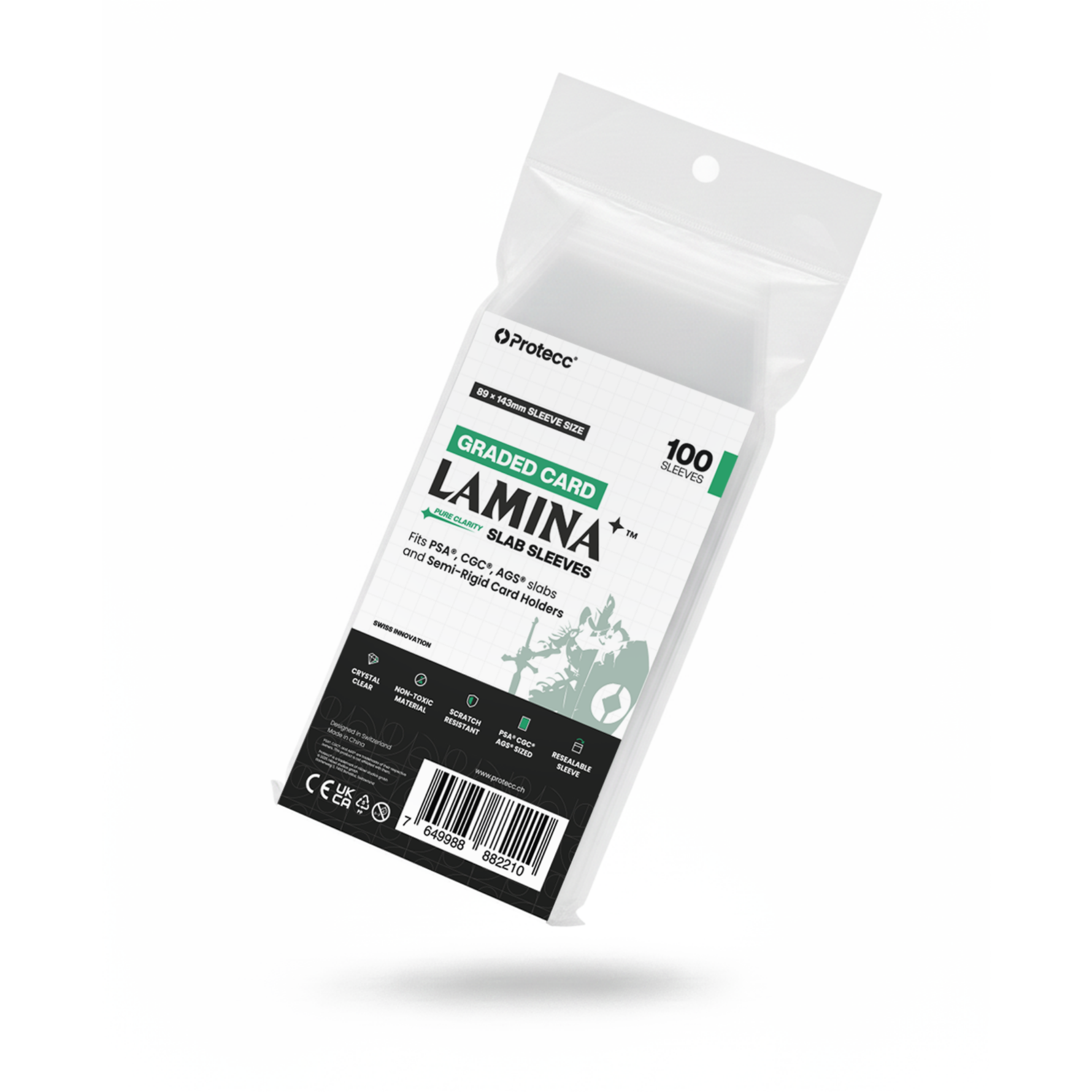 Protecc Lamina Graded Card Sleeves (PSA, CGC sized)