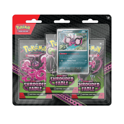 Shrouded Fable 3 Pack Blister [Pecharunt] (SFA)