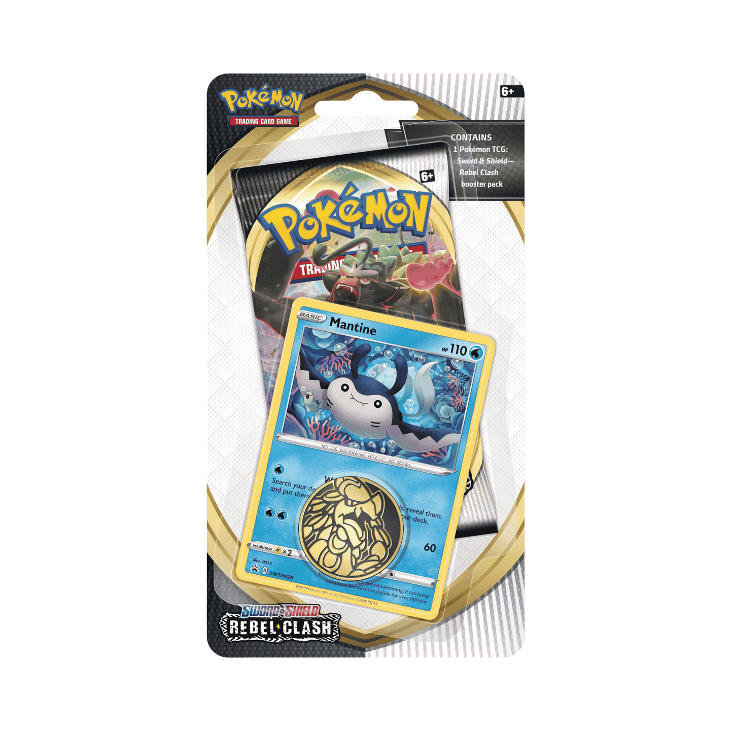 Rebel Clash Single Pack Blister [Mantine] (SWSH02)