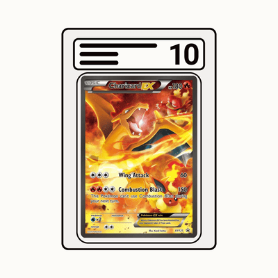 Graded Karte Pokemon XY Black Star Promo XY121 Charizard EX