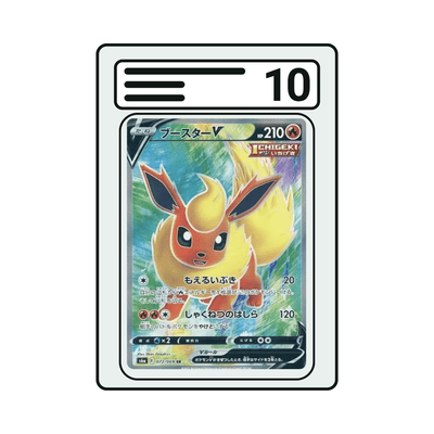 Graded Karte Pokemon s6a 072 Flareon V