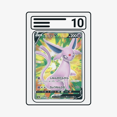 Graded Karte Pokemon s6a 080 Espeon V