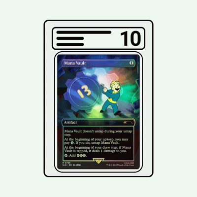 Graded Karte Magic Secret lair drop 796 Mana Vault Fallout-foil