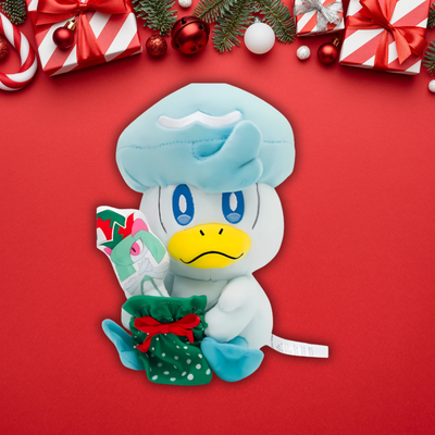 #912-Quaxly Pokémon Plushy - Christmas