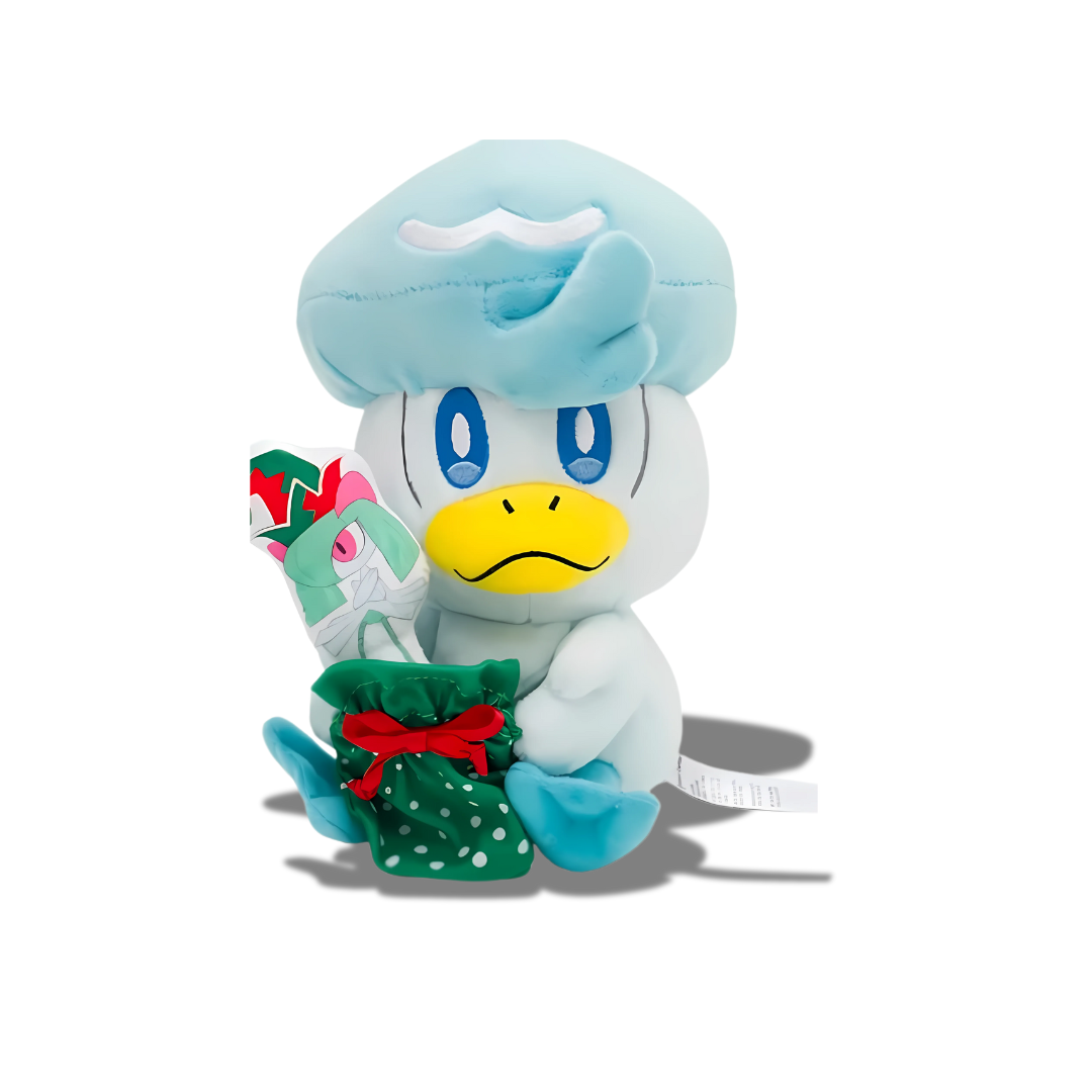 #912-Quaxly Pokémon Plushy - Christmas