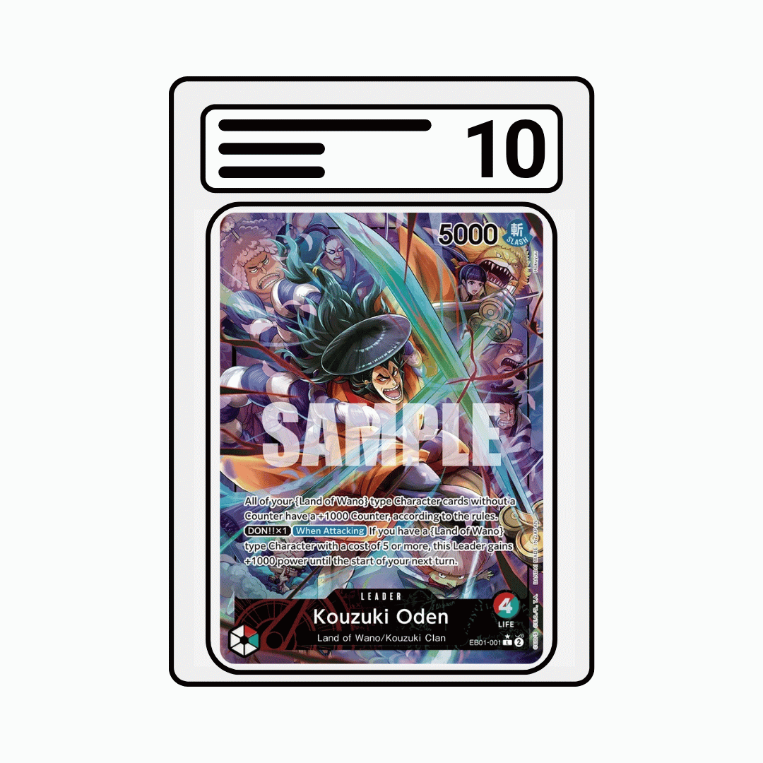 Gradet Karte One Piece Eb01 001 Kozuki Oden Alternate Art