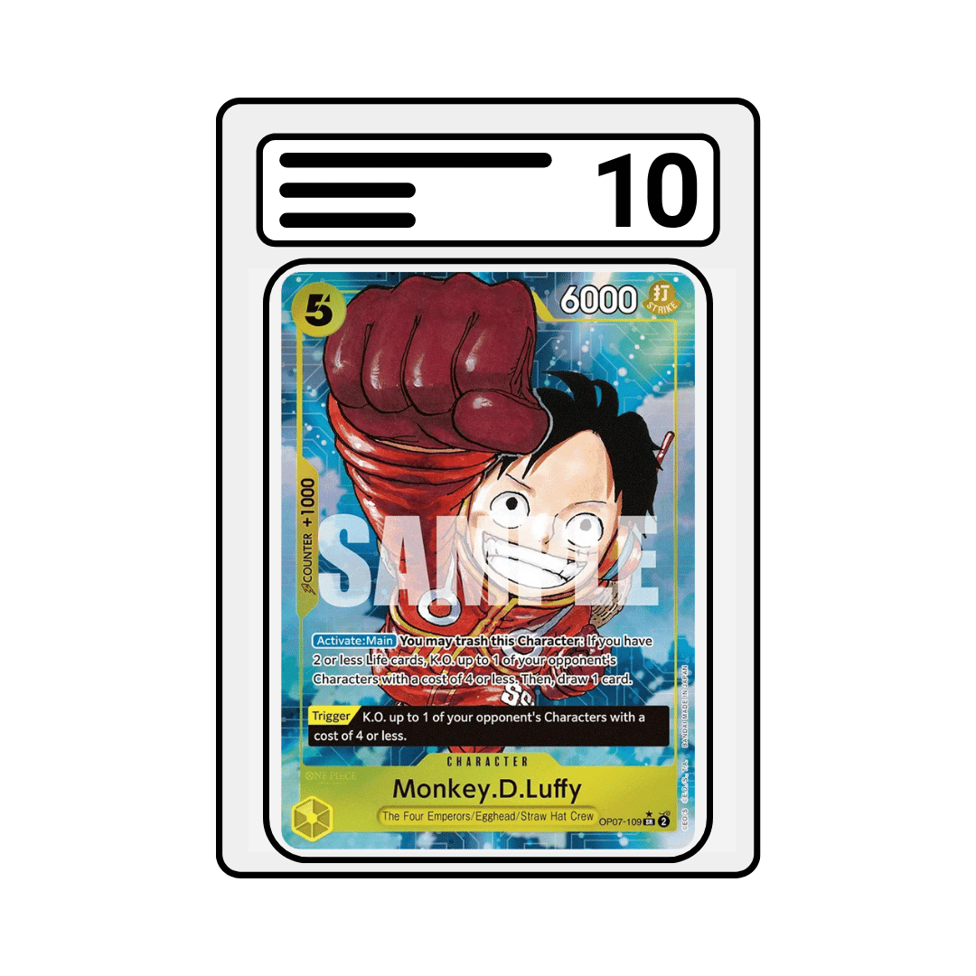 Gradet Karte One Piece OP07 109 Monkey D. Luffy Alternate Art