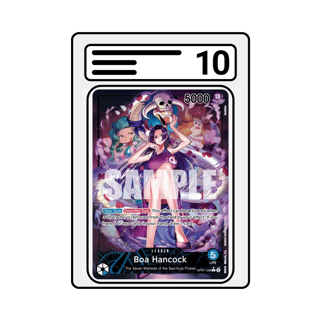 Gradet Karte One Piece OP07 038 Boa Hancock Alternate Art