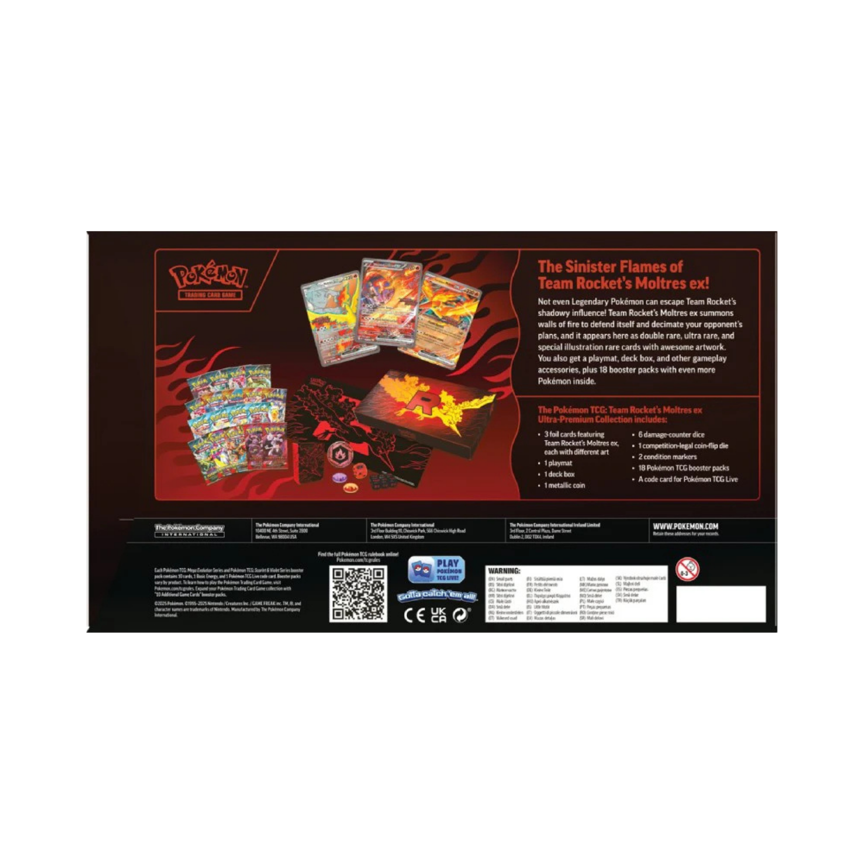 Pokémon Team Rocket Moltres ex Ultra Premium Collection