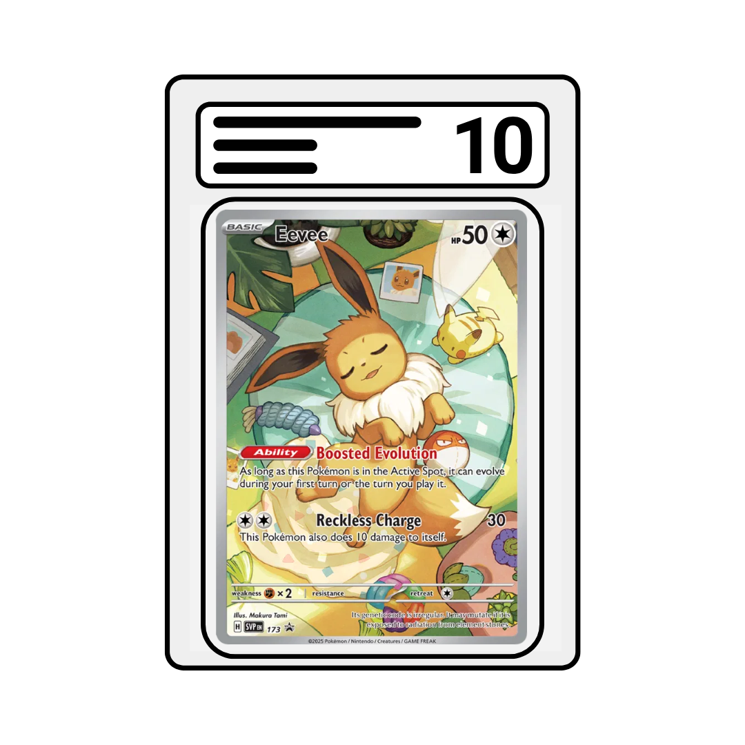 Graded Karte Pokemon SVP 173 Eevee