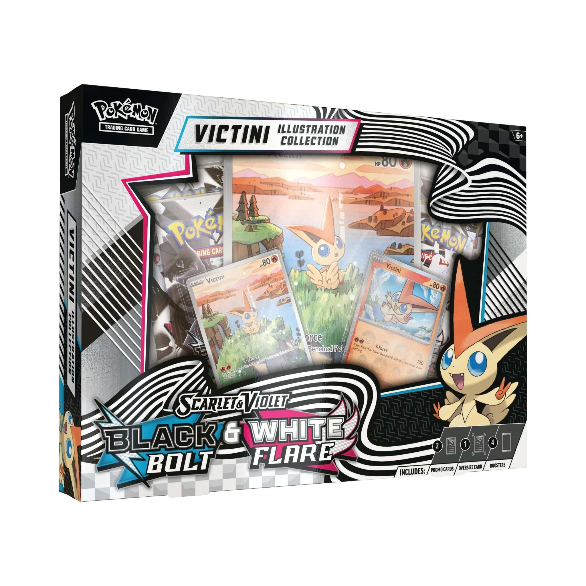 Pokémon  Black Bolt & White Flare Unova Victini Illustration Collection