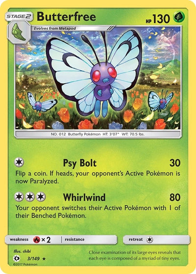 Image for Butterfree (SM Base Set) (3/149) - Pokemon