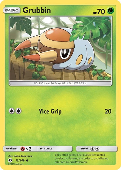 Image for Grubbin (SM Base Set) (13/149) - Pokemon