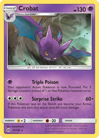 Image for Crobat (SM Base Set) (56/149) - Pokemon