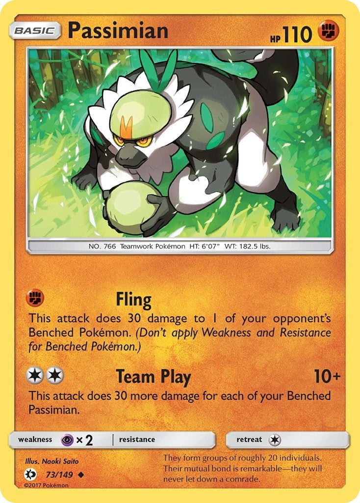 Image for Passimian (SM Base Set) (73/149) - Pokemon