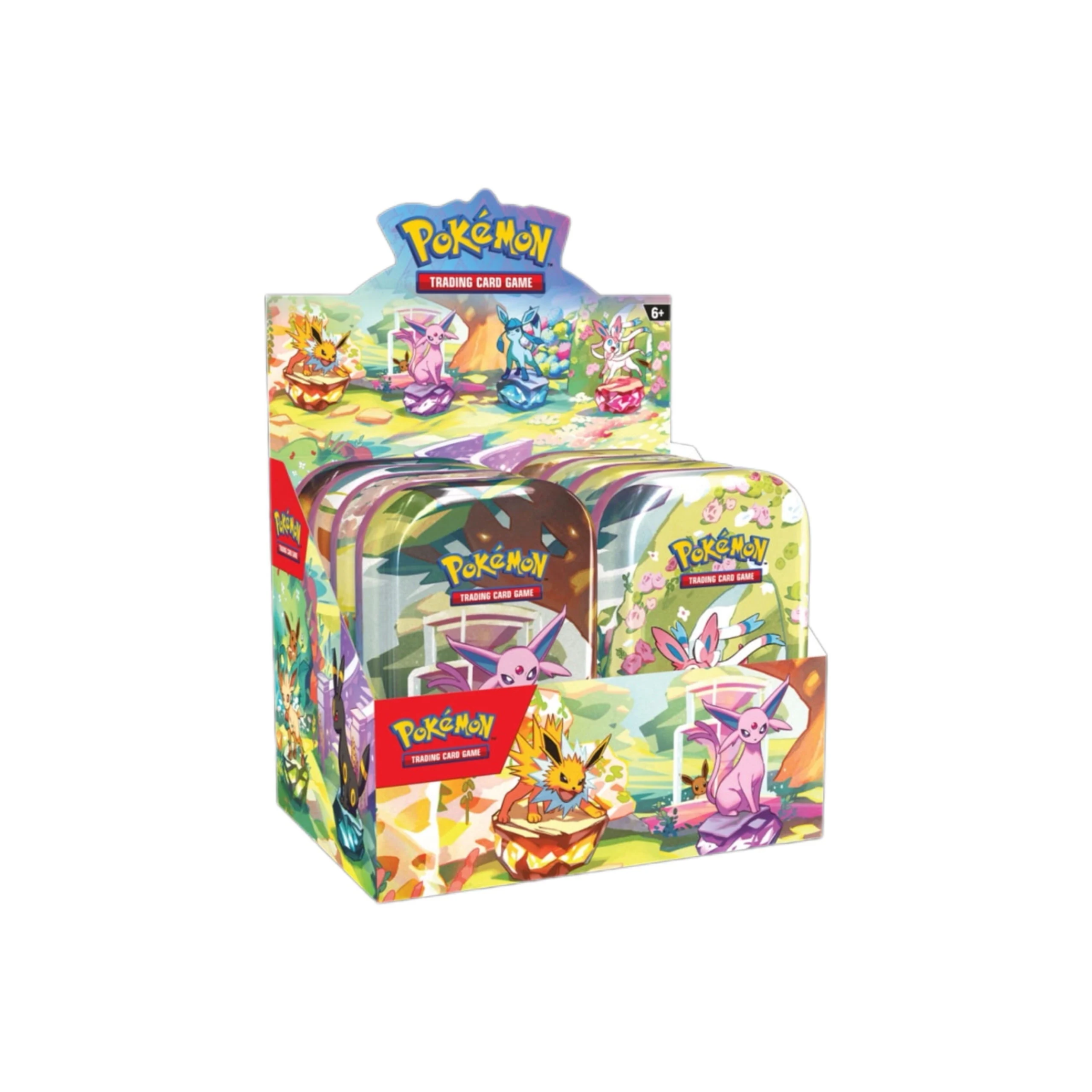 Prismatic Evolutions: Mini Tin Display