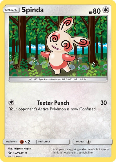Image for Spinda (SM Base Set) (102/149) - Pokemon