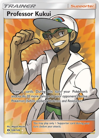 Image for Professor Kukui (Full Art) (SM Base Set) (148/149) - Pokemon