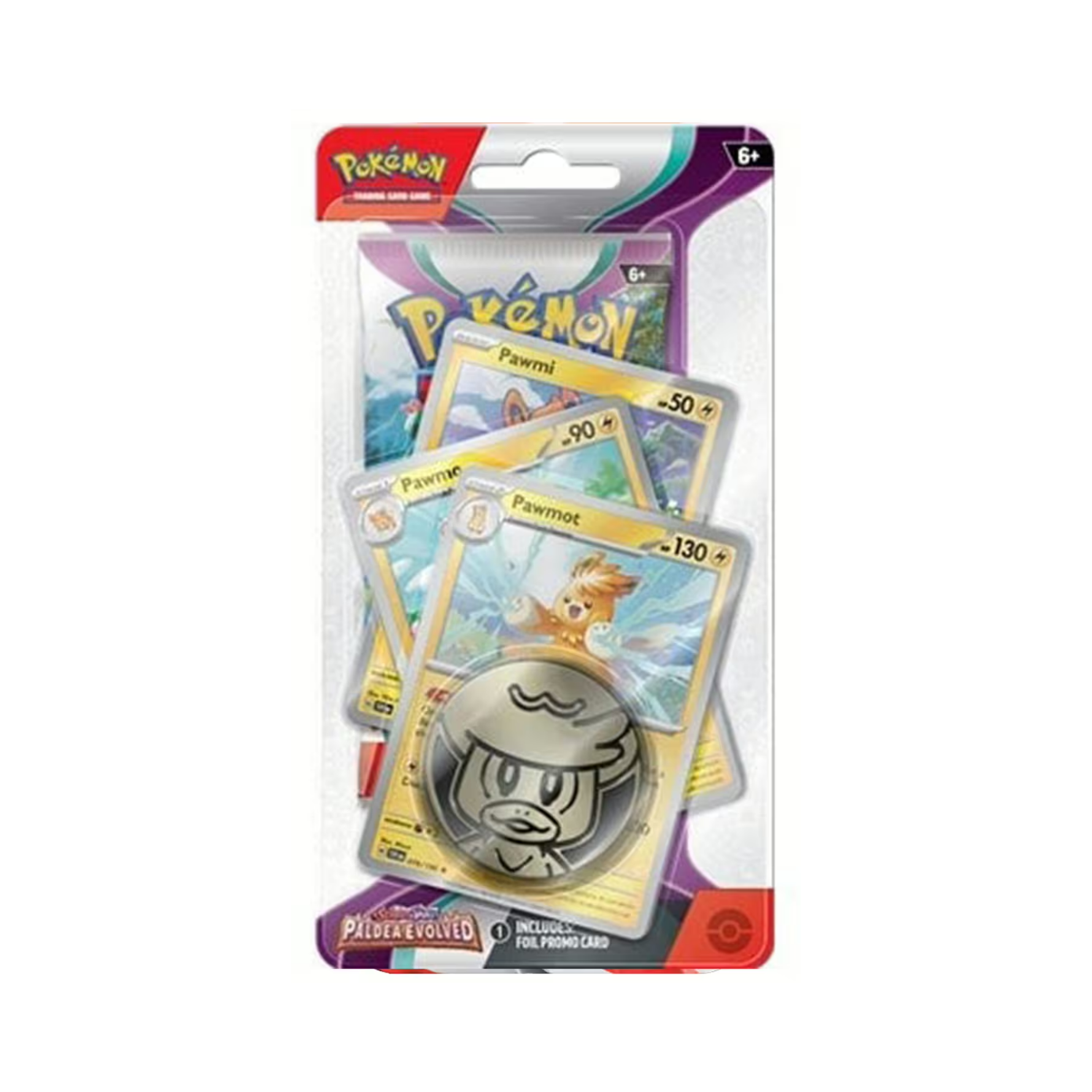Paldea Evolved: Pawmot Premium Checklane Blister