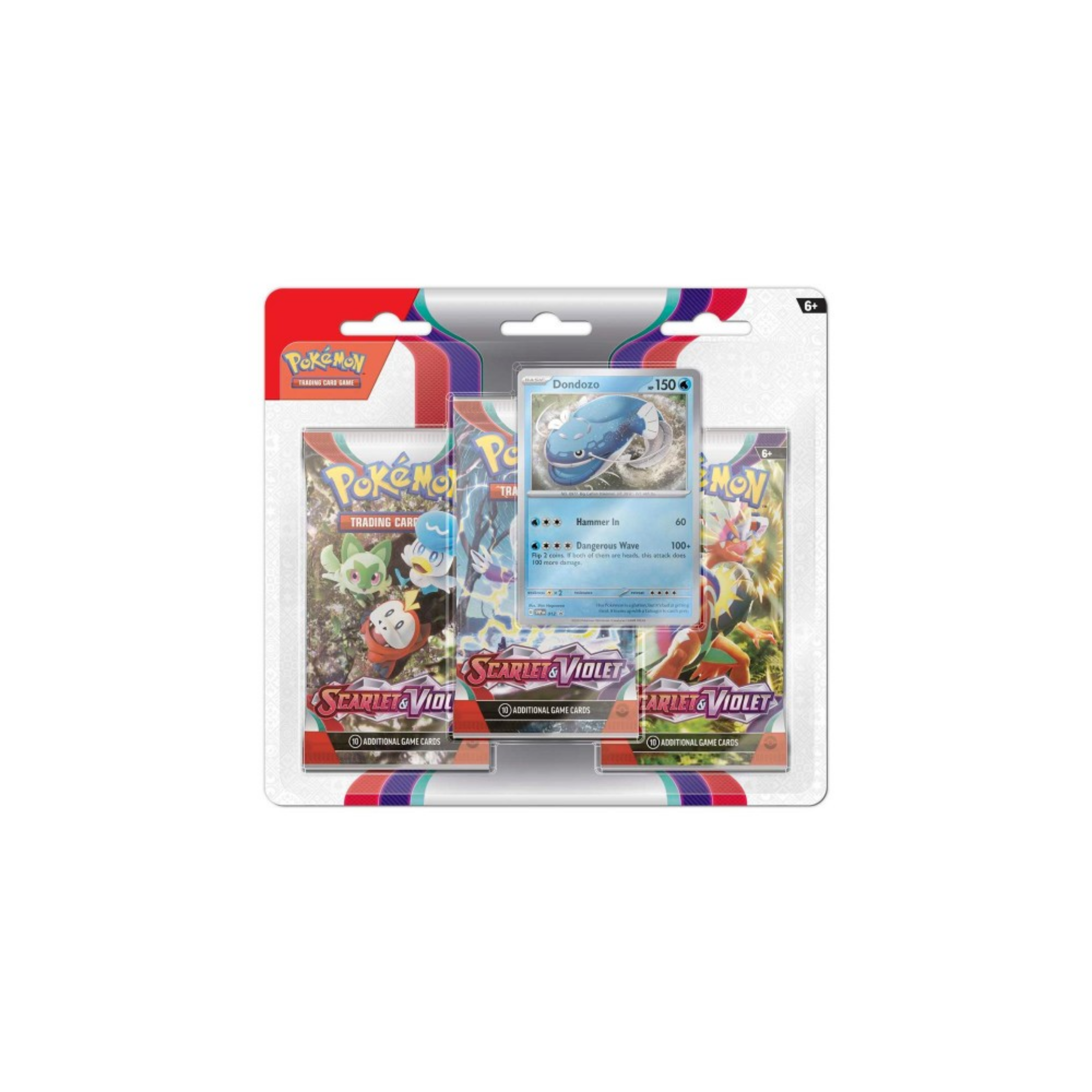 Scarlet & Violet: Dondozo 3-Pack Blister