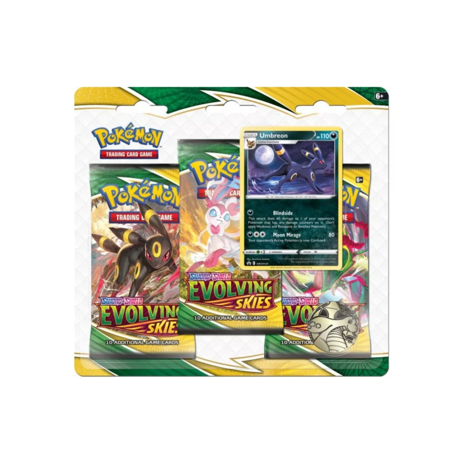Pokémon Evolving Skies: Umbreon 3|Pack Blister