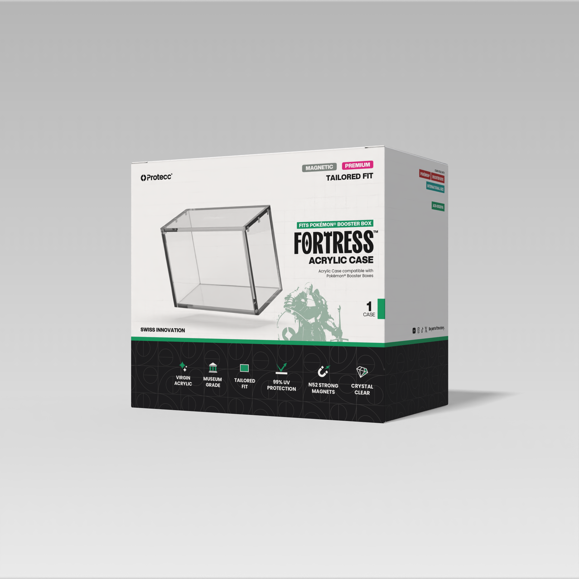 Protecc Acrylic Case Pokémon English Booster Box