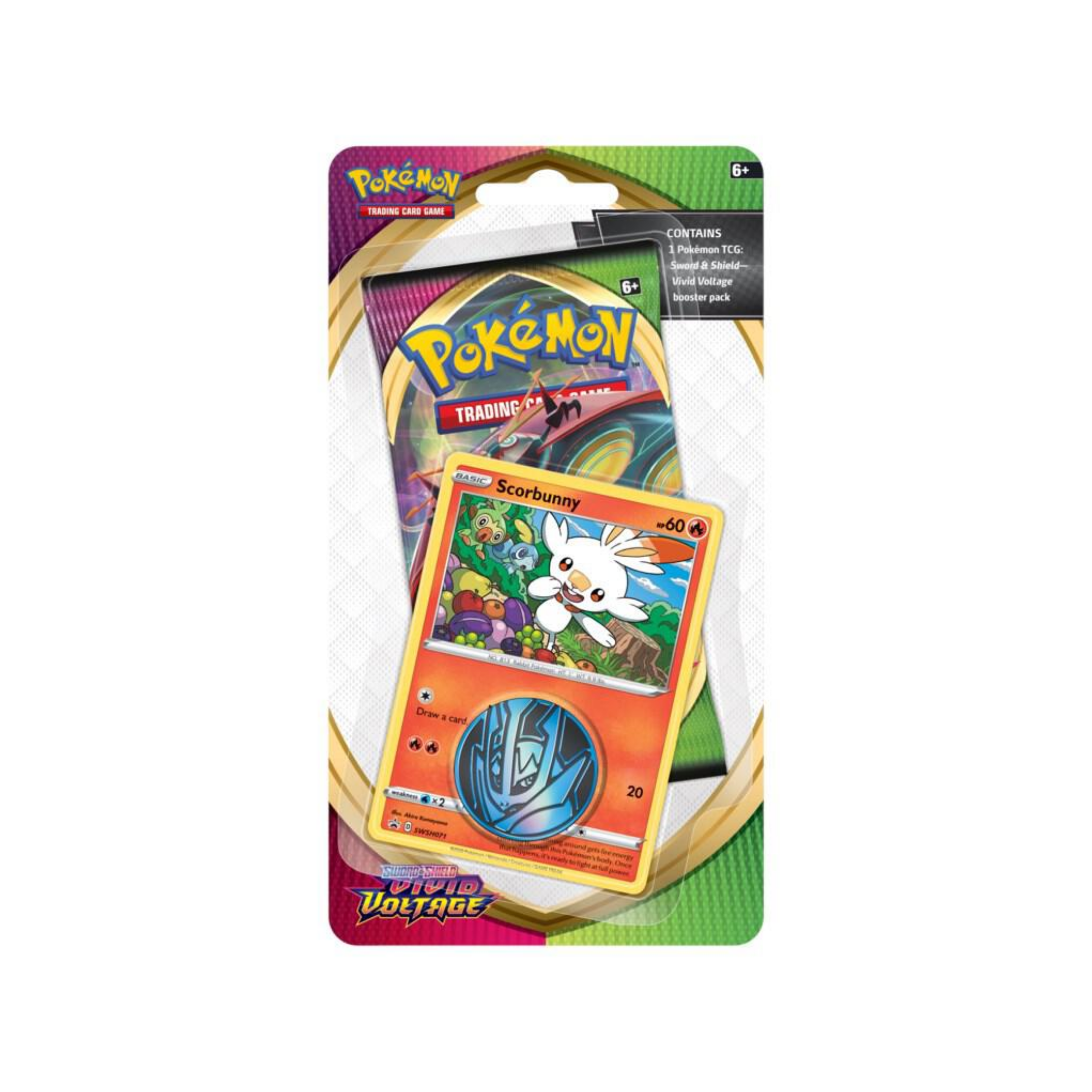 Pokémon Vivid Voltage: Scorbunny 1|Pack Blister