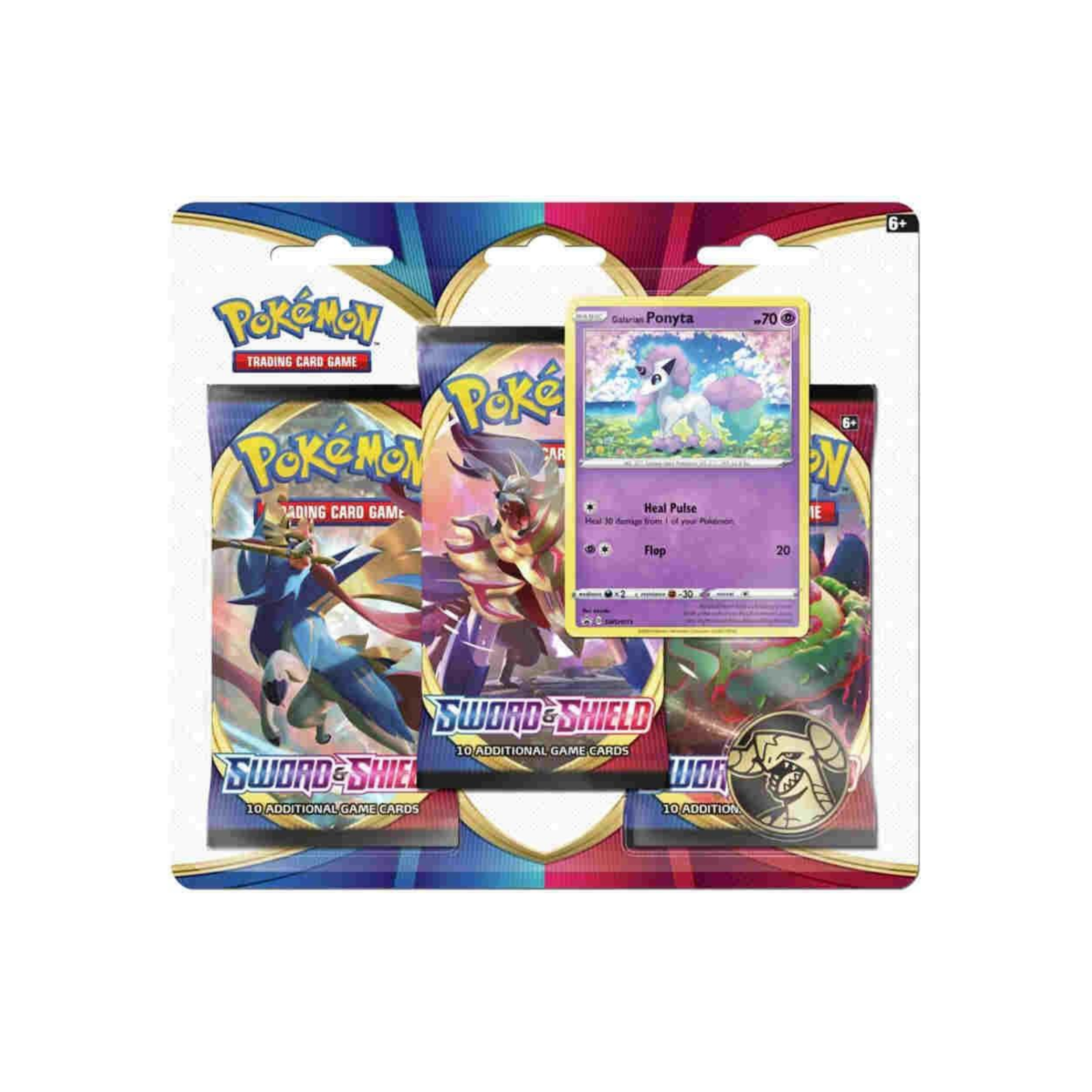 Pokémon Sword & Shield: Galarian Ponyta 3|Pack Blister