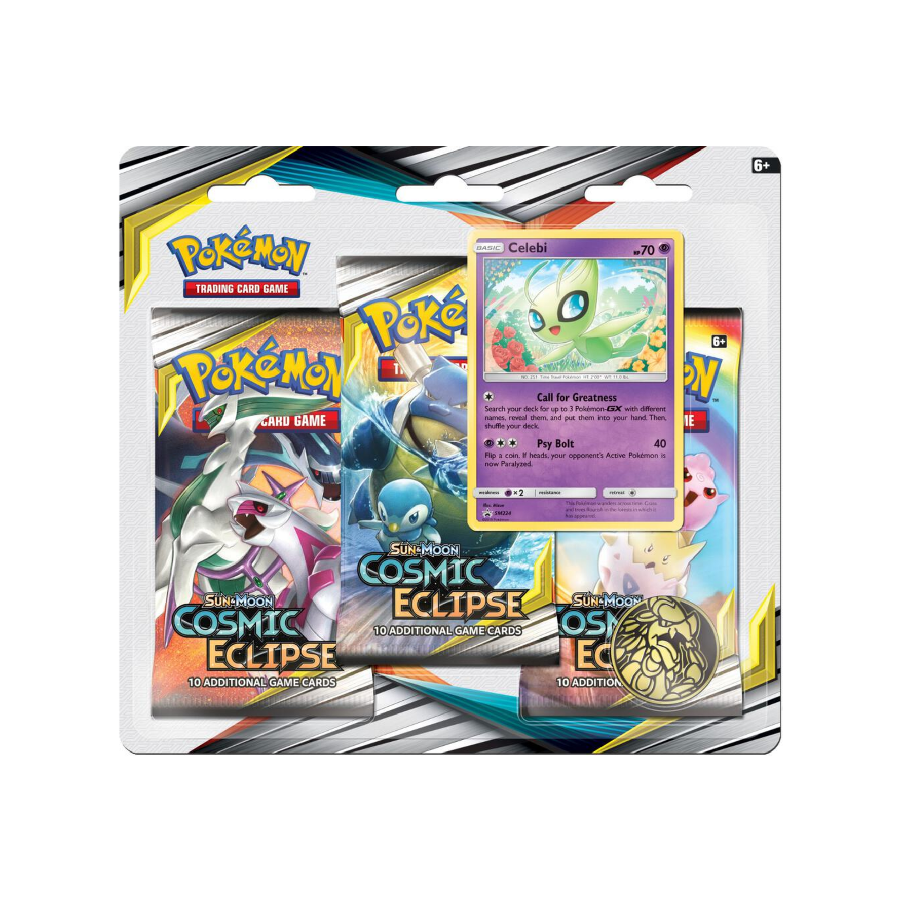 Pokémon Cosmic Eclipse: Celebi 3|Pack Blister
