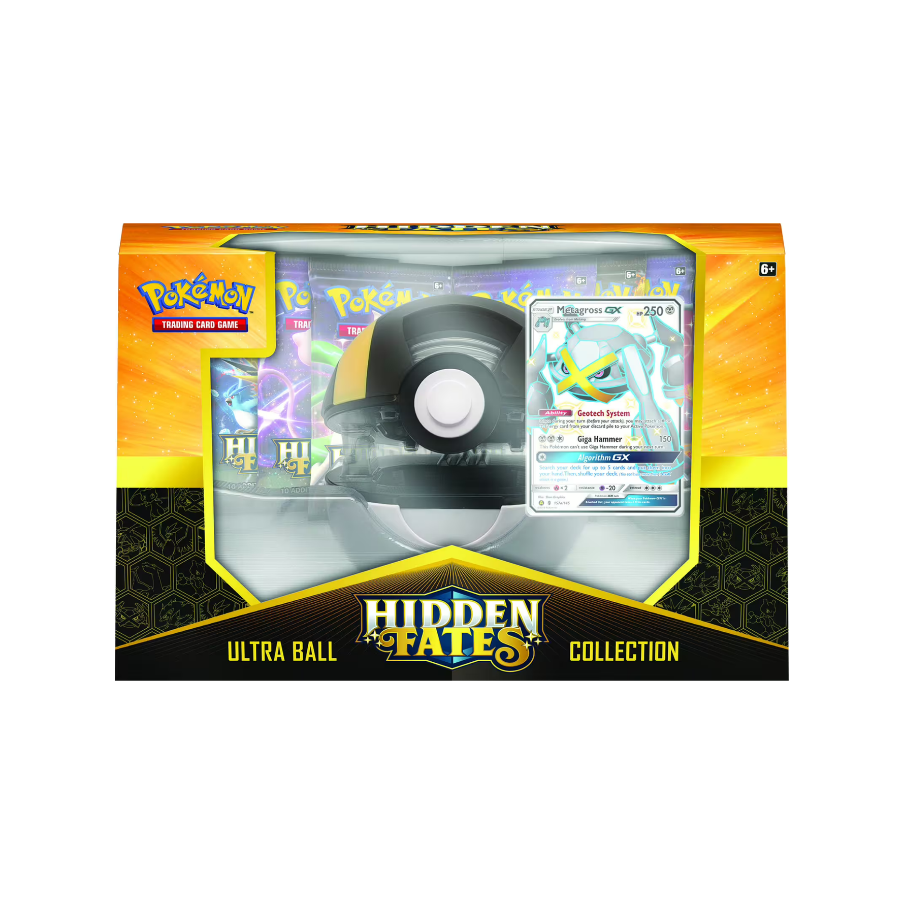 Pokémon Hidden Fates: Shiny Metagross GX Poke Ball Collection