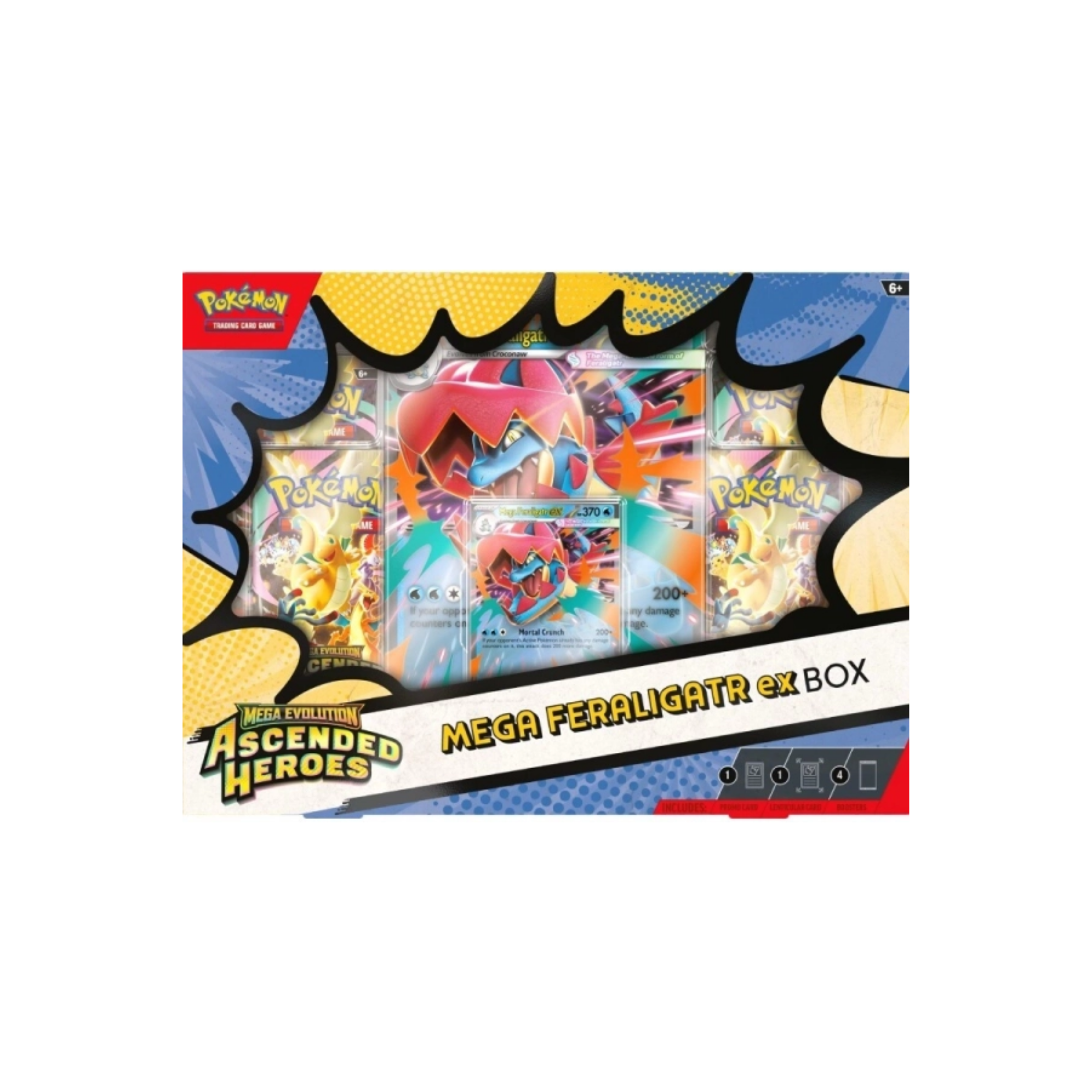 Pokémon Mega Evolution Ascended Heroes: Mega Feraligatr ex Box