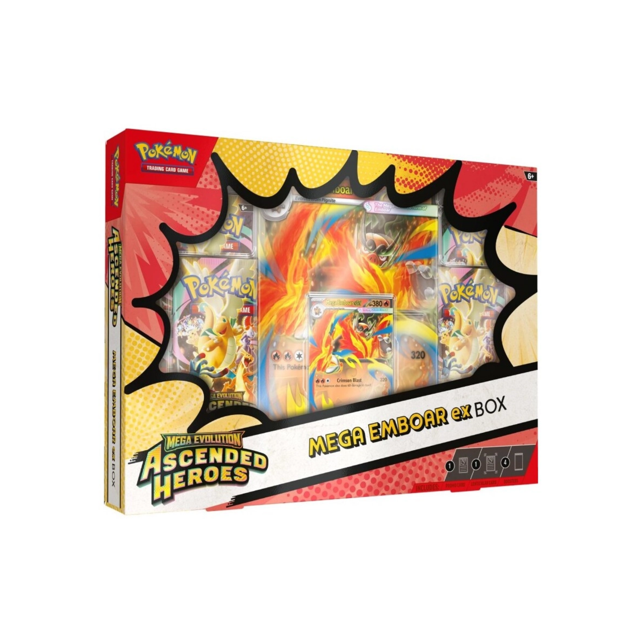 Pokémon Mega Evolution Ascended Heroes: Mega Emboar ex Box