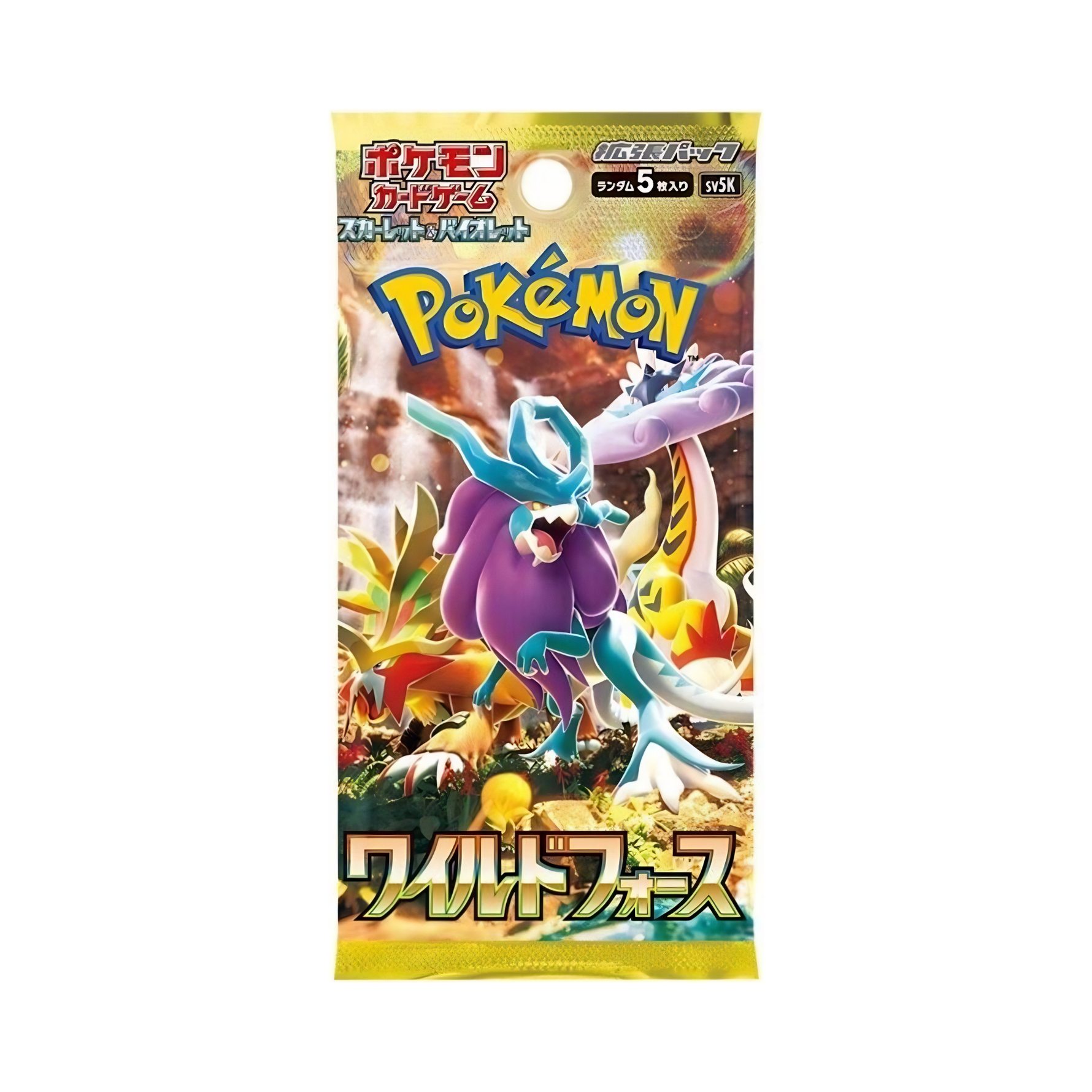 Pokémon Wild Force sv5k Booster - Japanisch