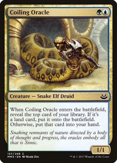 Image for Coiling Oracle (Modern Masters 2017) (157) - Magic: The Gathering