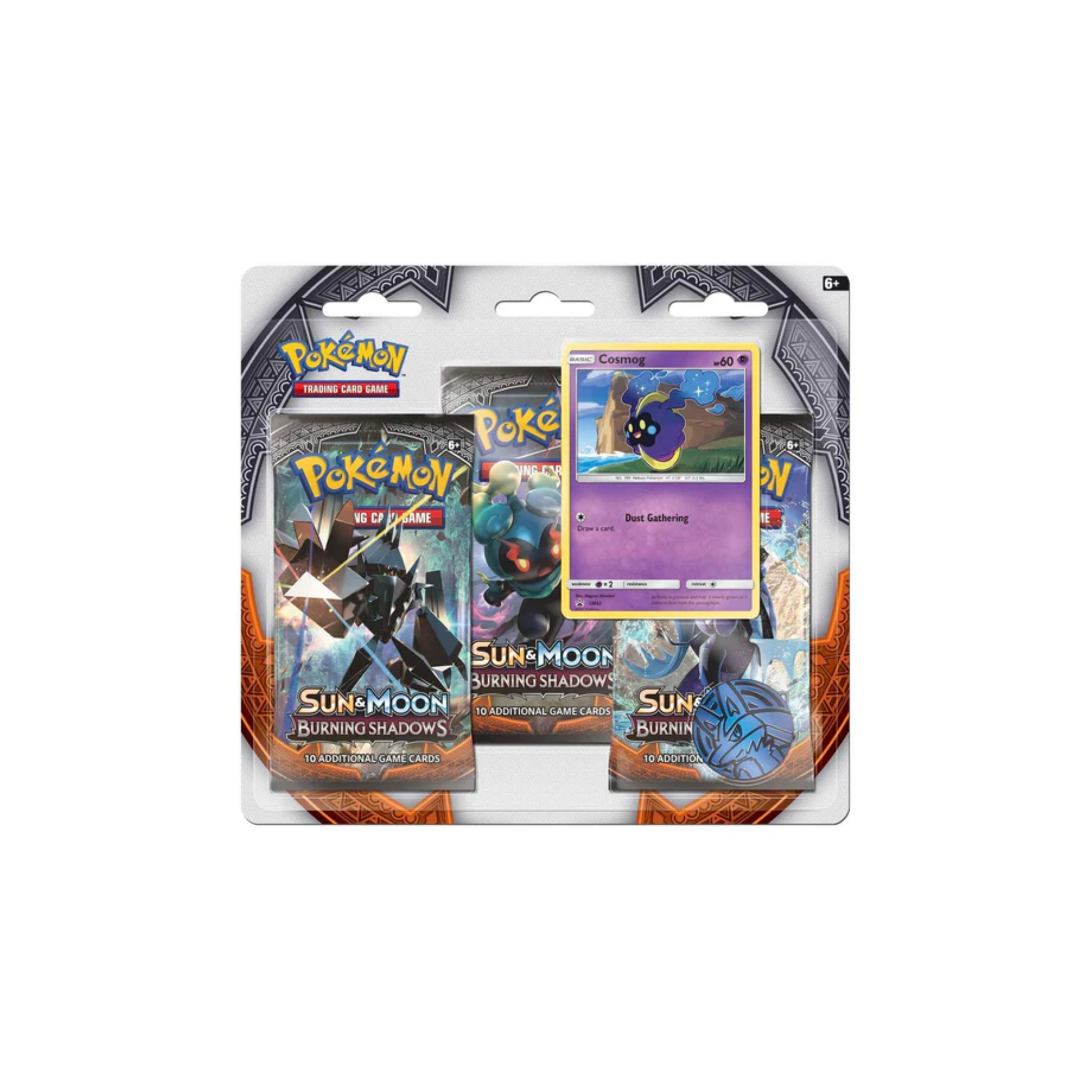 Pokémon Burning Shadows Cosmog 3-Pack Blister