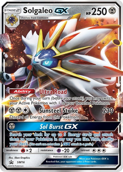 Image for Solgaleo GX - SM16 (SM Promos) (SM16) - Pokemon