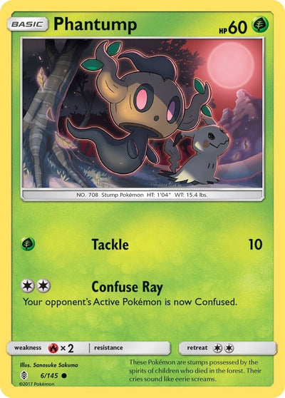Image for Phantump (SM - Guardians Rising) (6/145) - Pokemon