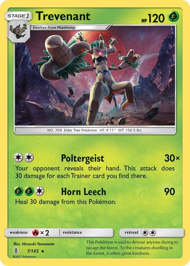 Image for Trevenant (SM - Guardians Rising) (7/145) - Pokemon