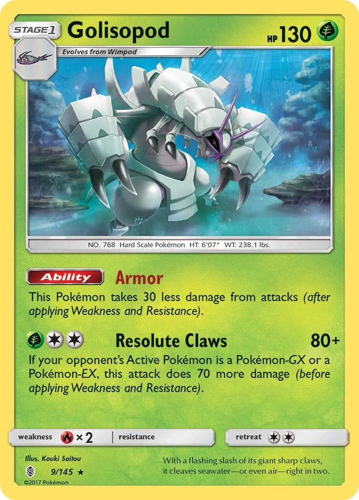 Image for Golisopod (SM - Guardians Rising) (9/145) - Pokemon